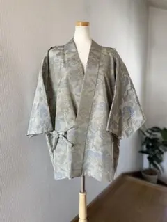 アッコー様♡大島紬　着物リメイク　作務衣　現品のみ　和のお洒落上絹素材