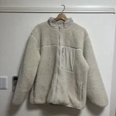 フリースジャケット クリーム色