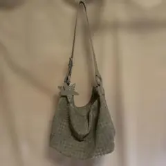 ECoDAY スエード織りトートバッグ カーキ