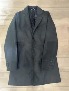 BEAMS HEART メンズ チェスターコート ダークグレー Sのサムネイル
