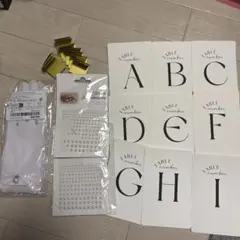 真鍮カードスタンド　セット