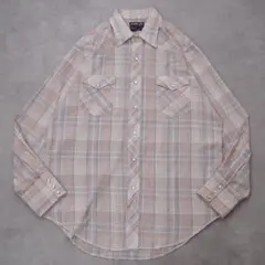 Wrangler ラングラー 長袖シャツ USA製 90s XL 茶 14811