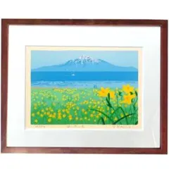 滝平二郎 木版画「虫とり」227/300 直筆サイン・落款 額装726-1 - メルカリ