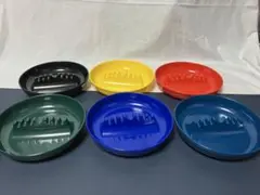 ２枚 ミッドセンチュリー 小物入れ トレイ 灰皿 スペースエイジ メラミントレー