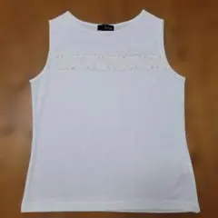 N.Y.OU ホワイト タンクトップ LL