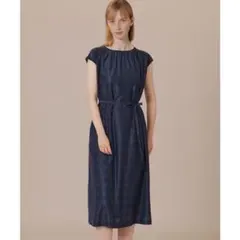 【極美品】マッキントッシュロンドン ワンピース 総柄 M ネイビーのサムネイル
