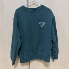 【ユニクロ】テニスモチーフ ダークグリーン トレーナー【140】