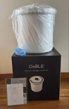 OoBLE オーブル ノーマルサイズ ホワイト 真空保存容器 13L - メルカリ