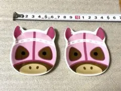 seria 食器 小皿 競走馬プレート 【ピンク2枚】のサムネイル