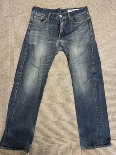 ダークブルー ストレートデニム