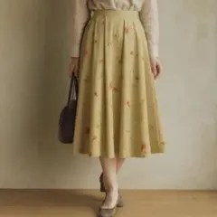 メイクレット 90sレトロ 花柄 ロングスカート M 即購入OKのサムネイル