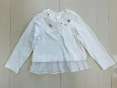 アプレレクール　スパンコール　襟　ブラウス　トップス　ロンT