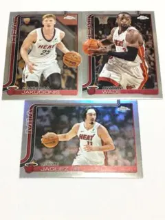 マイアミ・ヒート 3枚 RC/リフ Topps Chrome NBA