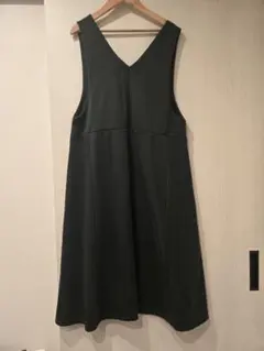 R.P.S ダークグリーン Vネック ワンピース