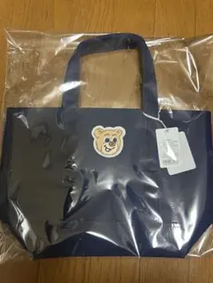 【小さい方】オールドテディ ワッペントートバッグ★ネイビー