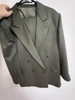 ダブルブレスト スーツジャケットパンツセット