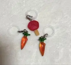 ズートピア1 カプセルトイ めじるしアクセサリー アイスキャンディー　ニンジン