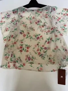新品未使用URBAN RESEARCH スカーフリーブ花柄ブラウス フリーサイズのサムネイル