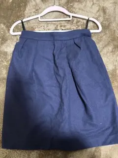 NATURAL BEAUTY BASIC ウールブレンドタイトスカート