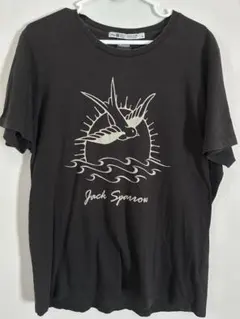 UNIQLO パイレーツJack Sparrow Tシャツ ブラック L