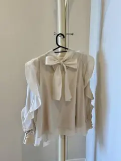 新品タグ付き SNIDEL オーガンジーシースルーブラウス