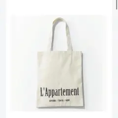 L'Appartement × éclat 大人のロゴトートBAG