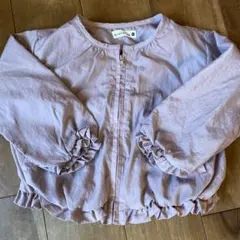 ブランシェス　くすみピンク　ナイロンジャケット　100cm