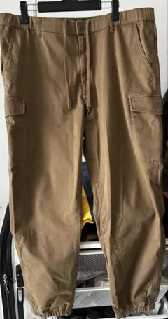 UNIQLO ユニクロ　カーゴジョガーパンツ　メンズ　XL ブラウン系