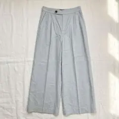 バナナリパブリック ハイライズ ワイドパンツ ライトブルー　M〜L相当　春夏◎