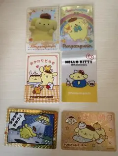 ポムポムプリン サンリオ ウエハース カード 6枚セット