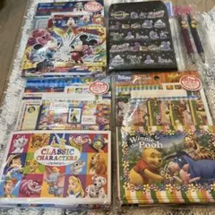 ディズニーキャラクターデザインレターセット＆ボールペンセット