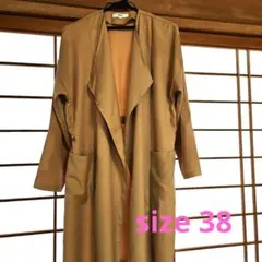 OZOC オゾック 薄手コート 羽織り ベージュ