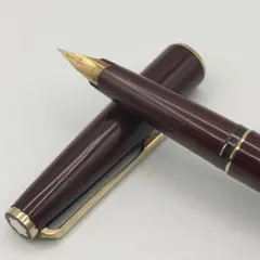 MONTBLANC 万年筆 ボルドーカラー 14Kペン先 420 名入りのサムネイル
