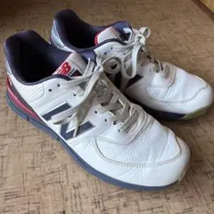 まこたん様！New Balance 574 ゴルフシューズ ホワイト/ネイビー