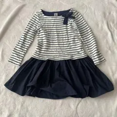 Petit Bateau ストライプドレス116