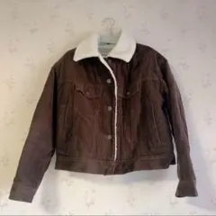 GU ブラウン ボアジャケット