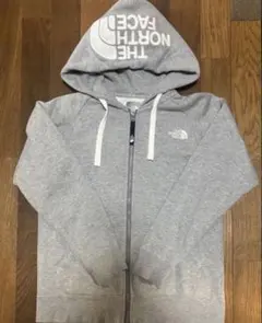 ノースフェイスパーカーグレー
