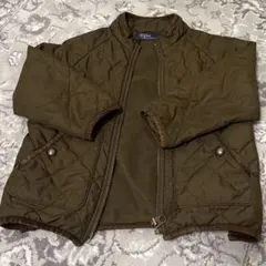 POLO ラルフローレン キッズ　100 アウターキルティング　カーキ