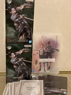 一番くじ 進撃の巨人～地鳴らし～ B賞 リヴァイ　アクリルボード　フィギュア