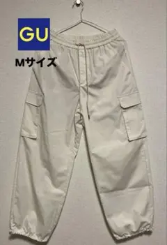 【美品⭐︎新品未使用】GU カーゴパンツ　Mサイズ ベージュ