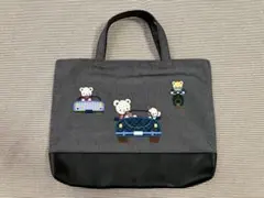 美品　familiar ファミリア トートバッグ ファミちゃん　ブラックのサムネイル