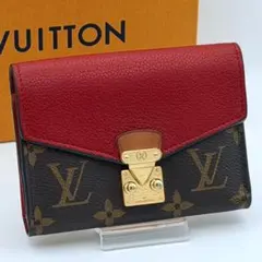 ルイヴィトン モノグラム ポルトフォイユ パラス コンパクト 三つ折り財布