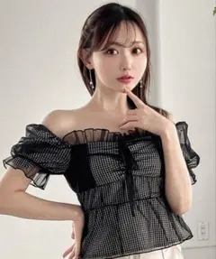 【新品未使用タグ付き】snidel オフショルダー SNIDEL ＼週末限定12%OFF／予約商品/SNIDEL スナイデル