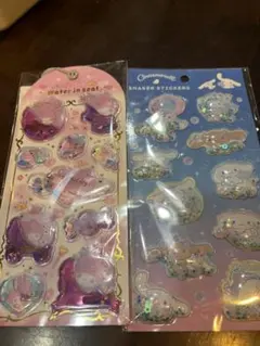 サンリオ シナモン シャカシャカ マイメロ ウォーター シール