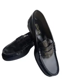 HARUTA ハルタ 黒 コインローファー 27cm 4EEEE