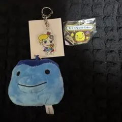 ぬいぐるみ アクリルキーホルダー 缶バッジ 3点セット
