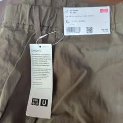 UNIQLO U ワイドフィットパラシュートカーゴパンツ オリーブ XL