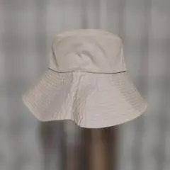 ベージュ コットン バケットハット
