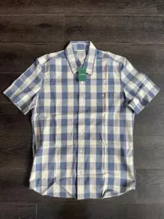 L.L.Bean 半袖チェックシャツ M SALE半額以下‼️