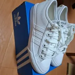 adidas Nizza スニーカー 23.5cm ホワイト